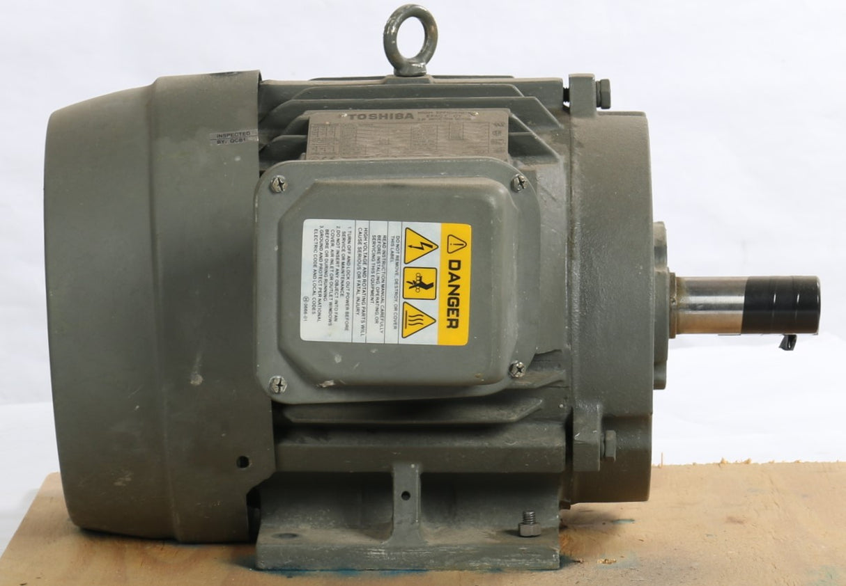 TOSHIBA INTERNATIONAL - MOTORS & DRIVES DIV - BY752FLF3BMHD04 - ELECTRIC MOTOR 7.5HP 230/460V 3515RPM F213T TEFC