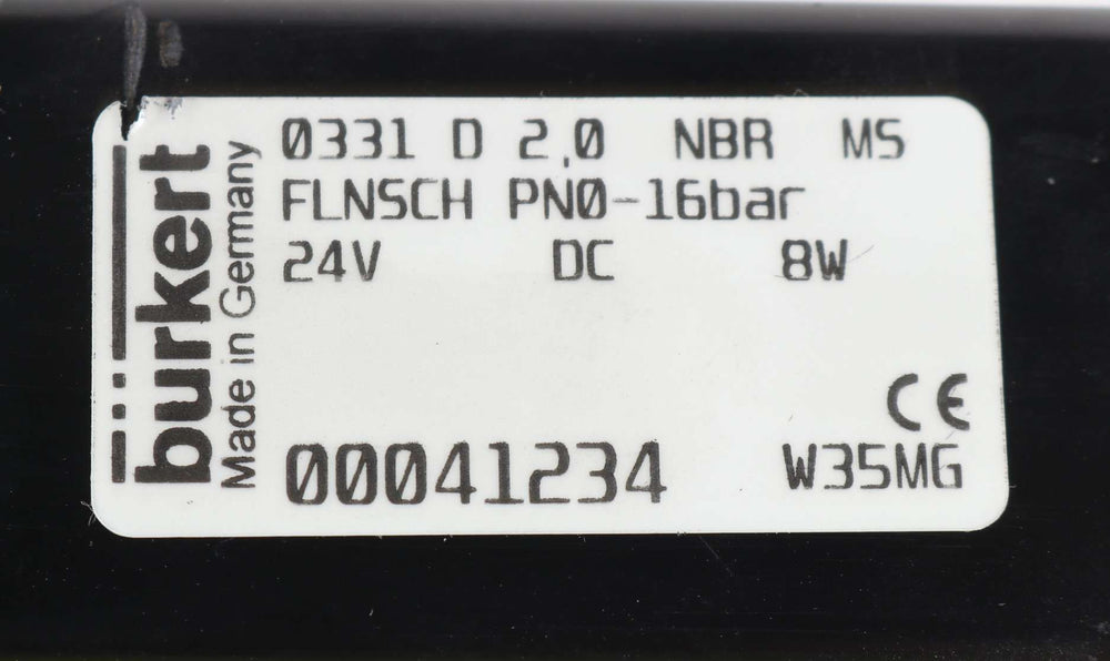 BURKERT - 0331-D-2.0-NBR-MS - SOLENOID VALVE