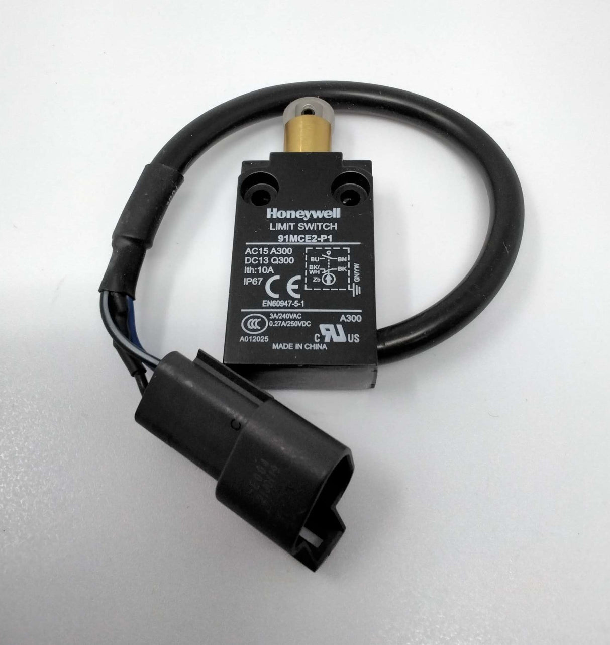 MICRO SWITCH - 91MCE2-P1 - LIMIT SWITCH 10A  300VAC