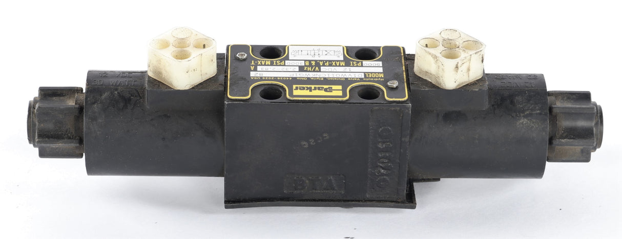 PARKER - D1VW011CNKW1P - HYDRAULIC DIRECTIONAL CONTROL VALVE 12VDC 3000PSI