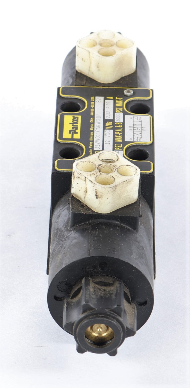 PARKER - D1VW011CNKW1P - HYDRAULIC DIRECTIONAL CONTROL VALVE 12VDC 3000PSI