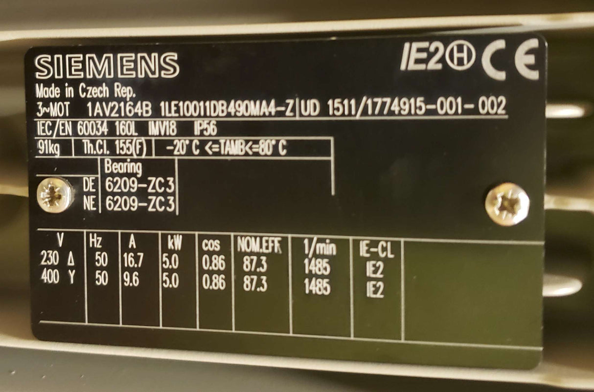MDEXX - 2FS1674-1NA91-7AD3 - FAN ASSEMBLY IP56