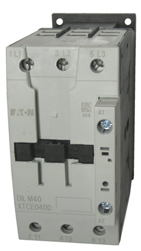 MOELLER ELECTRIC - XTCE040D00TD - IEC CONTACTOR 40A 24-27 VDC