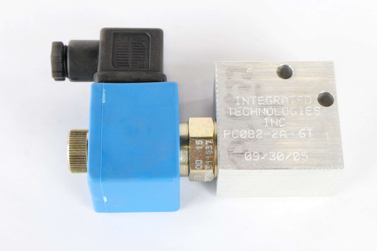 INTEGRATED TECHNOLOGIES - PC082-2A-6T - SOLENOID VALVE - HYDRAULIC 2 WAY 2 POS