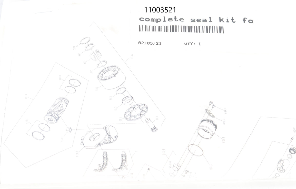 DANFOSS - 11003521 - COMPLETE SEAL KIT