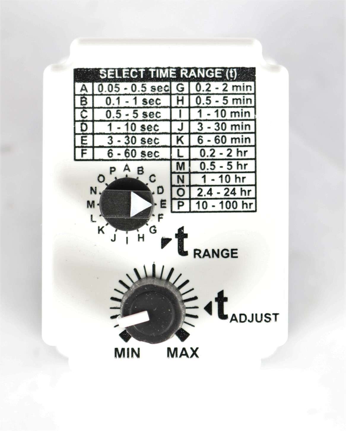MACROMATIC INDUSTRIAL CONTROLS - TR-6022U - RELAY - TIME DELAY ADJUSTABLE 0.05 SEC TO 100 HR