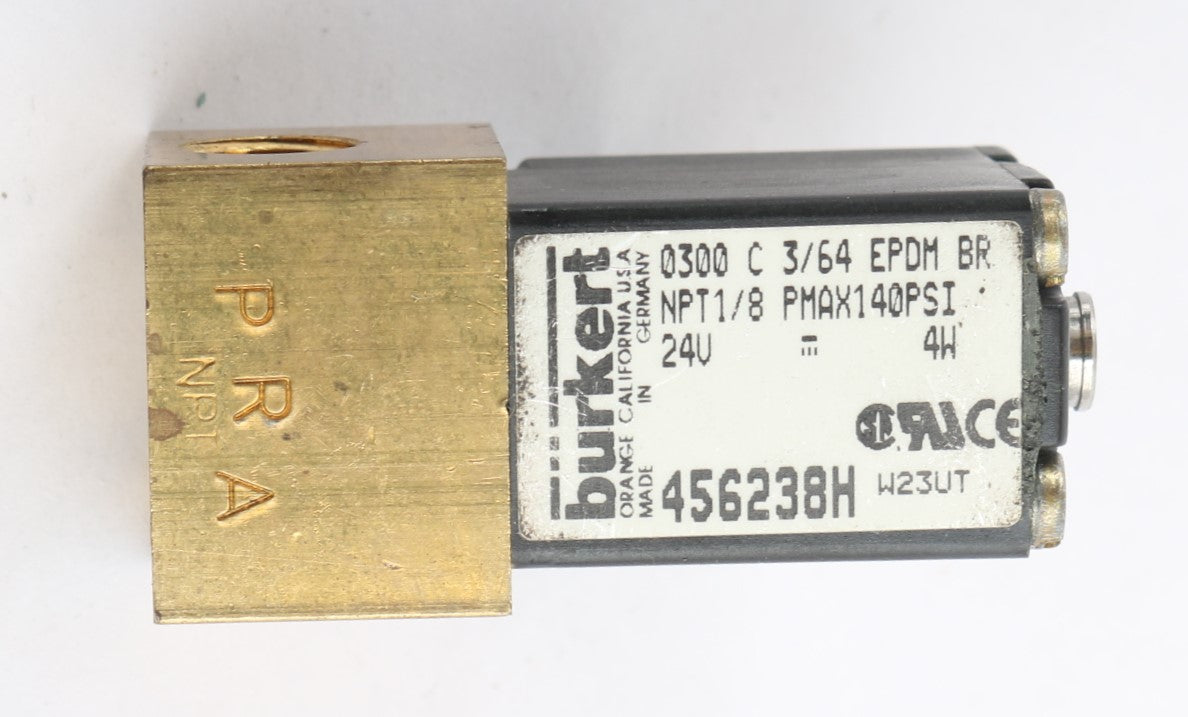 BURKERT - 456238H - SOLENOID VALVE NC 3 WAYS 2 POSITIONS