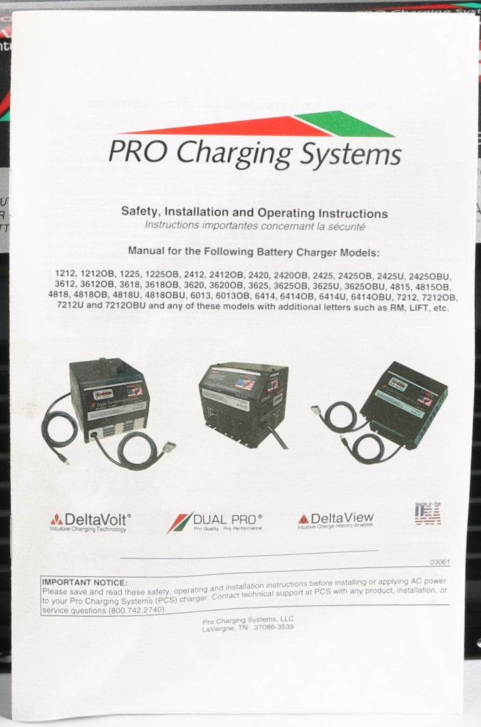 JLG - 70010899 - BATTERY CHARGER PRO CHARGING 24V 25A