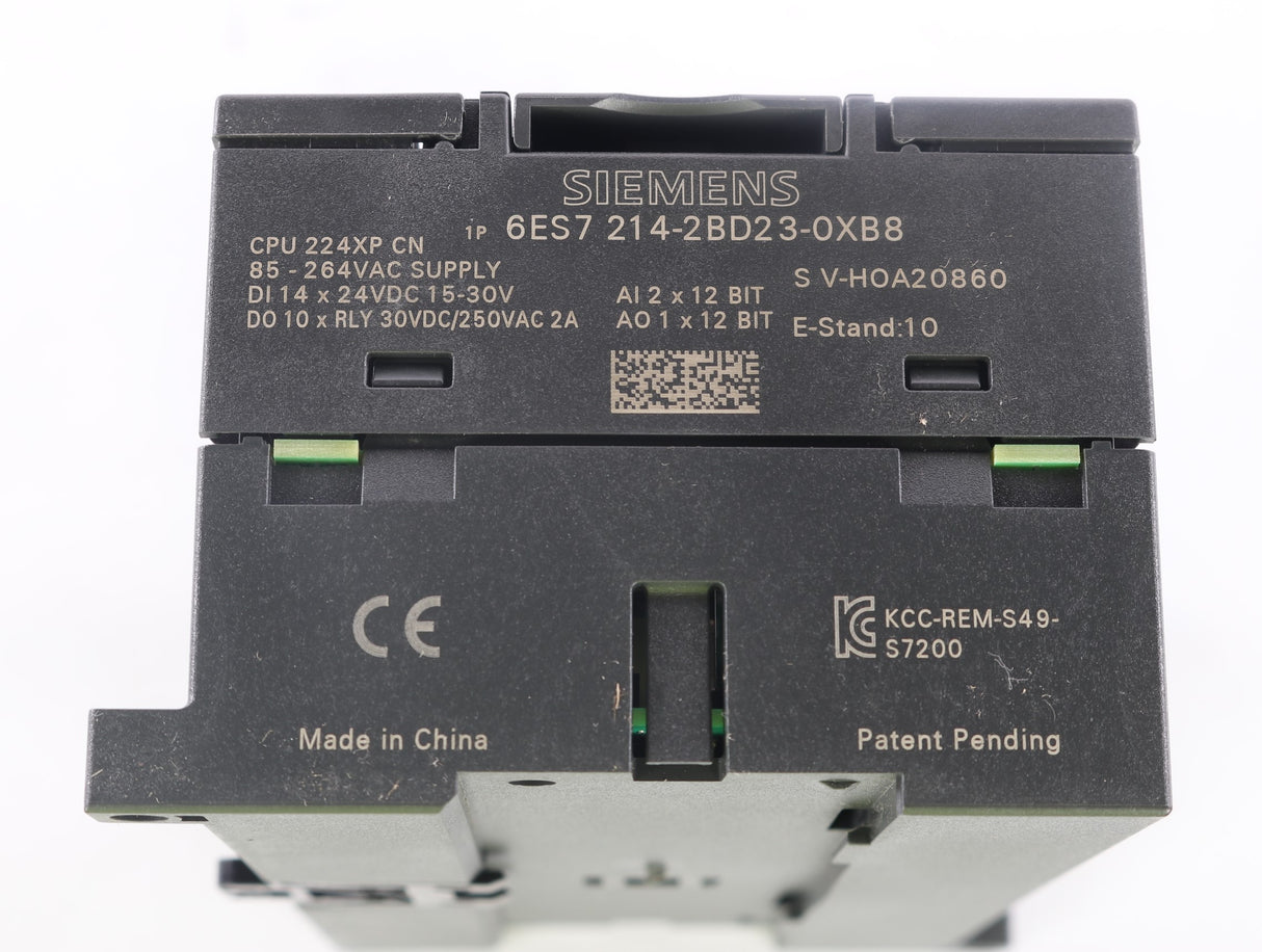 SIEMENS - 6ES7214-2BD23-0XB8 - PROGRAMMABLE LOGIC CONTROLLER CPU224XPCN