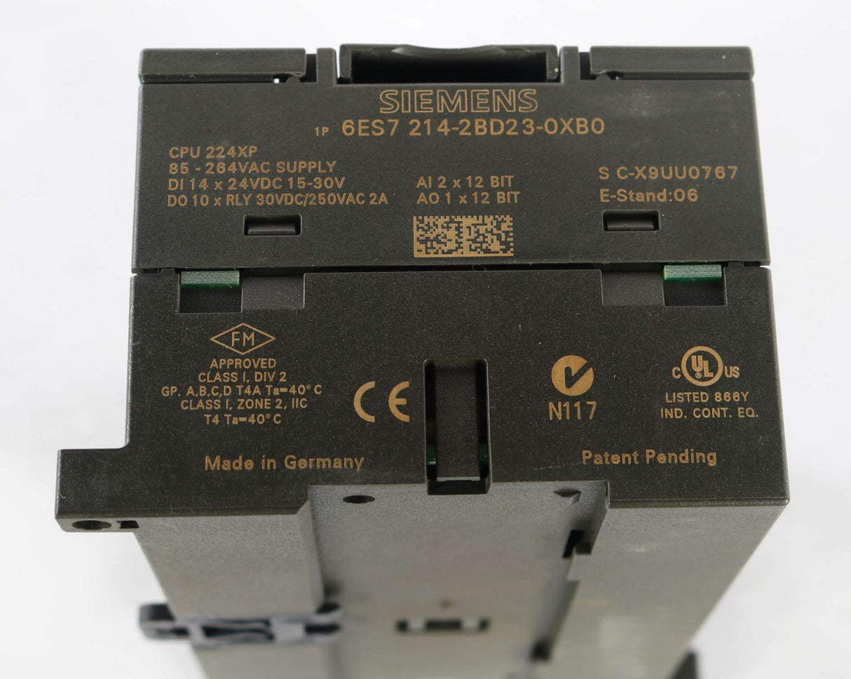 SIEMENS - 6ES7 214-2BD23-0XB0 - PROGRAMMABLE LOGIC CONTROLLER