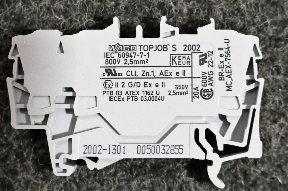 WAGO - 2002-1301 - TERMINAL BLOCK - DIN RAIL