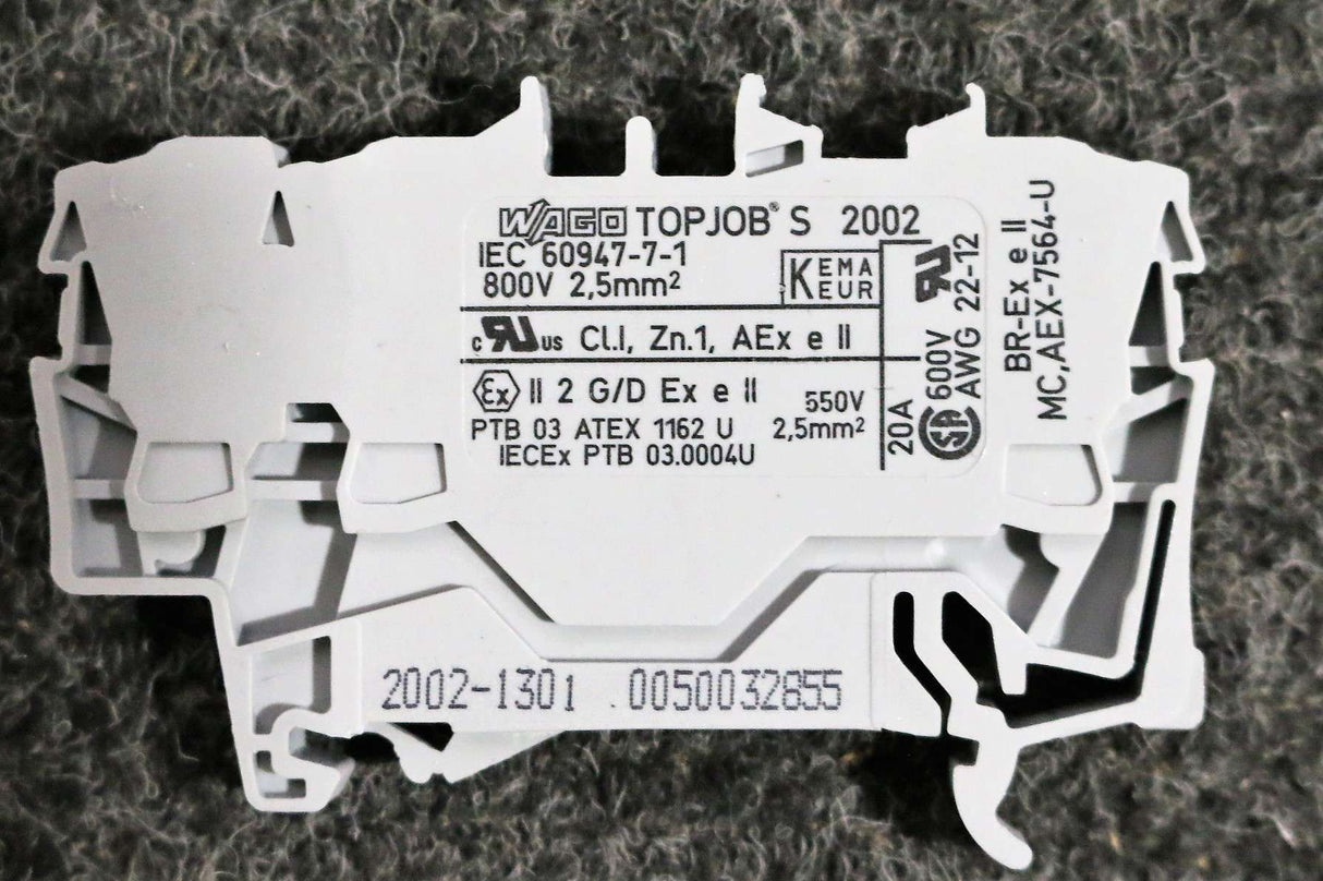 WAGO - 2002-1301 - TERMINAL BLOCK - DIN RAIL