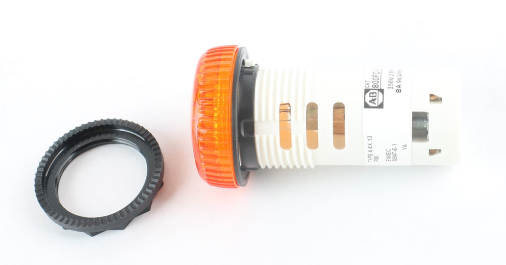 ALLEN-BRADLEY - 800FD-P0D5 - LIGHT - PILOT AMBER 120V AC/DC INCANDESCENT