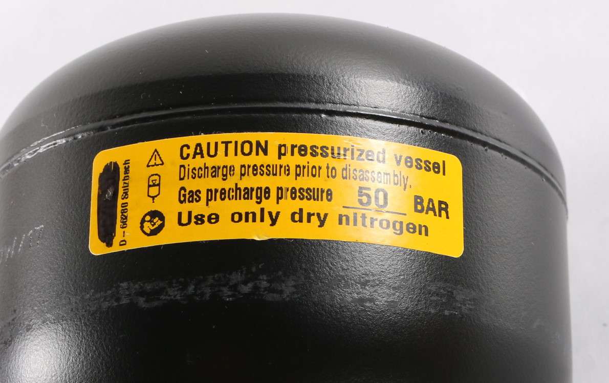 HYDAC - 03554443 - HYDRAULIC ACCUMULATOR 0.5 LITER 50 BAR PRE-CHARGE