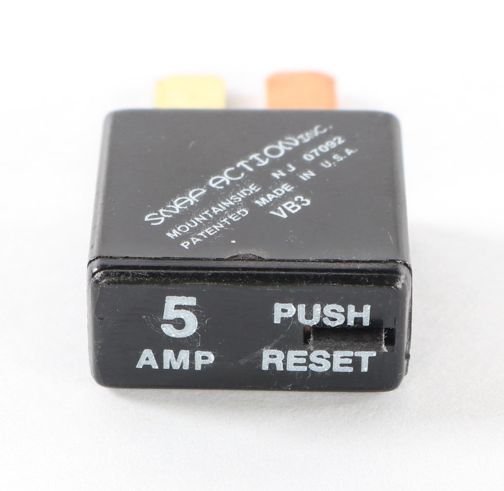 SNAP ACTION INC - VB3-M5-F57 - CIRCUIT BREAKER 5A MANUAL 0.057in TERMINALS