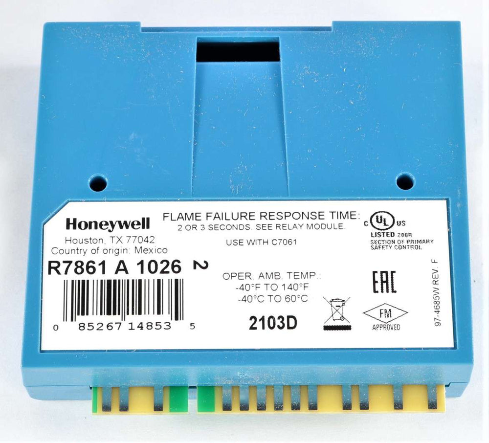HONEYWELL - R7861A1026 - FLAME SIGNAL AMPLIFIER W/DYNAMIC SELF CHECK ULTRAV