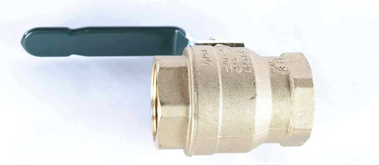 STAUFF - BV4L-2-N24-9242-F - BALL VALVE 1-1/2in NPT BRASS 600WOG