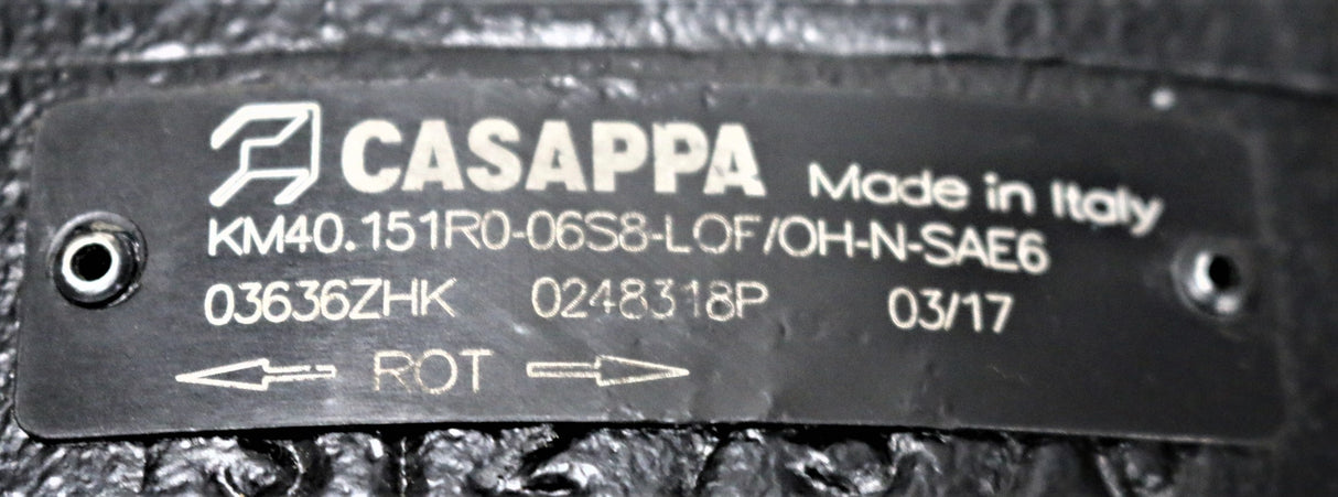 CASAPPA - KM40.151R0-06S8-LOF/OH-N-SAE6 - HYDRAULIC GEAR PUMP