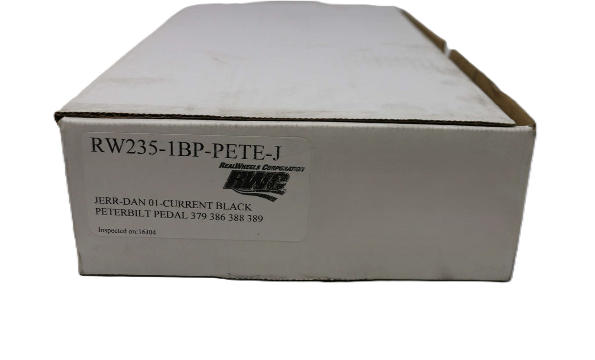 REALWHEELS CORP - RW235-1BP-PETE-J - KIT PEDALS BLACK: JERR-DAN PETERBIILT