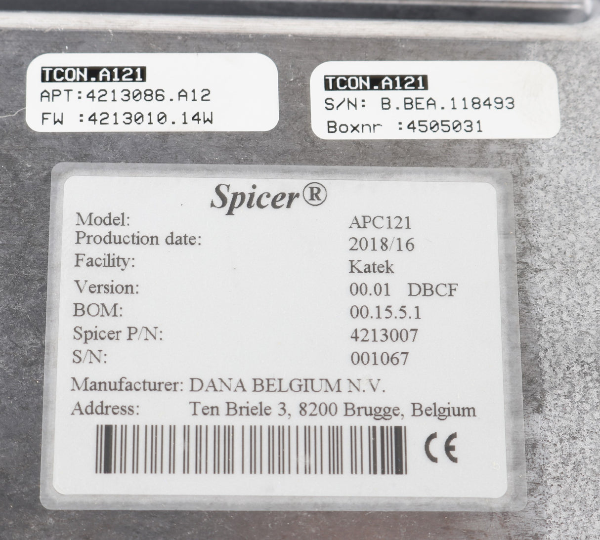 DANA SPICER - 4213007 - TRANSMISSION CONTROL UNIT TCON.A121
