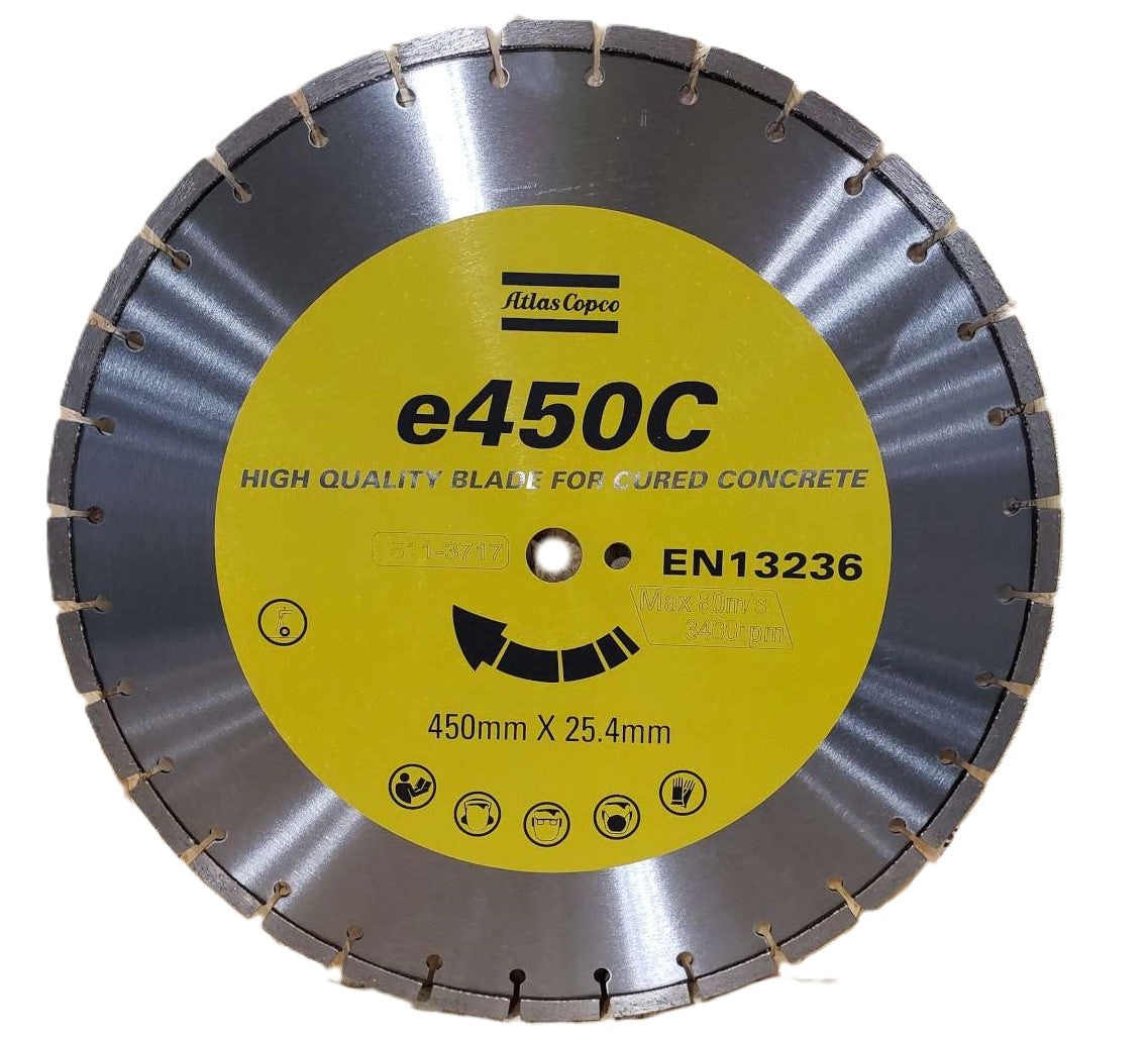 HUSQVARNA - 594708301 - DISC DIAMOND BLADE E450C FOR CURED CONCRETE
