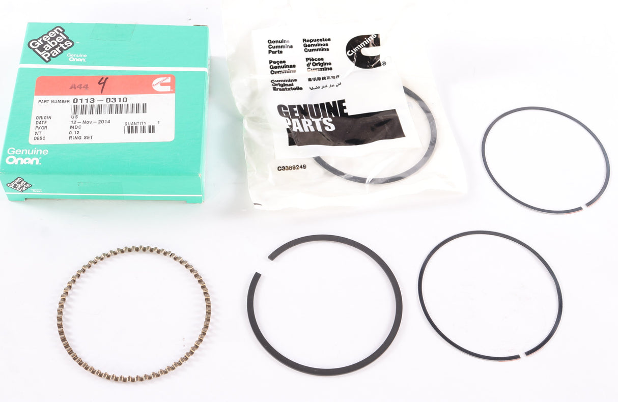 CUMMINS - 0113-0310 - RING SET STANDARD (SPEC D)