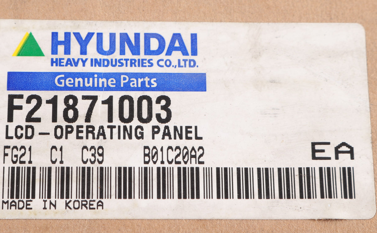 HYUNDAI - F21871003 - LCD-PANEL
