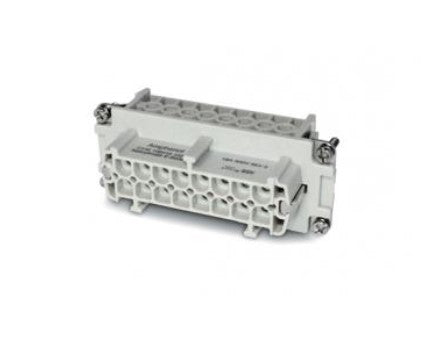 AMPHENOL - C146-10B016-102-1 - CONNECTOR INSERT - FEMALE 16 POLE RECTANGULAR