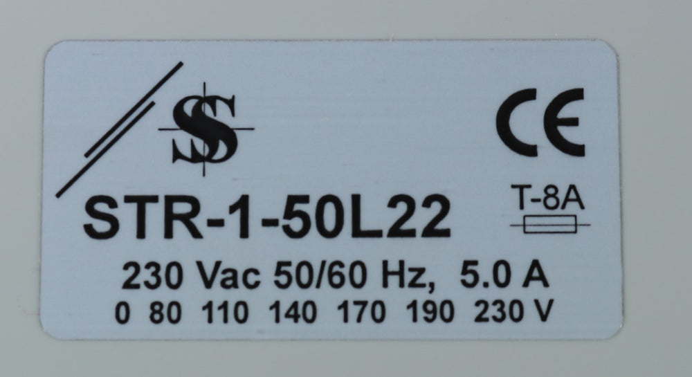SENTERA CONTROLS - STR-1-50L22 - TRANSFORMER FAN SPEED CONTROLLER 230VAC 5A 50/60HZ