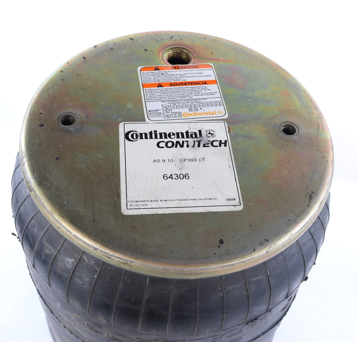 CONTITECH - 64306 - AIR SPRING 9 10-16 P 393