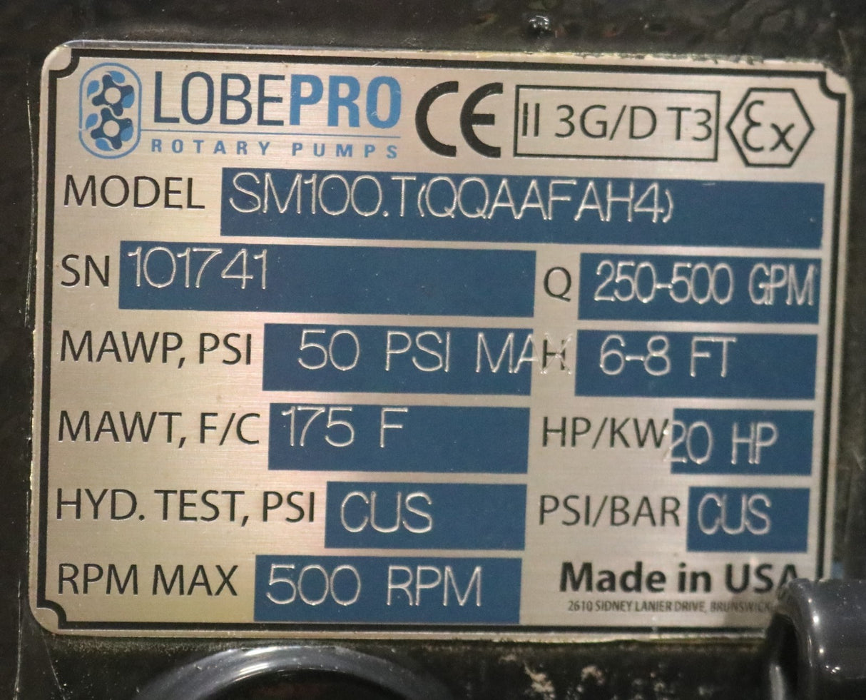 AMERICAN AUGER - 8MP30039 - ROTARY LOBE PUMPINLINE ASM.