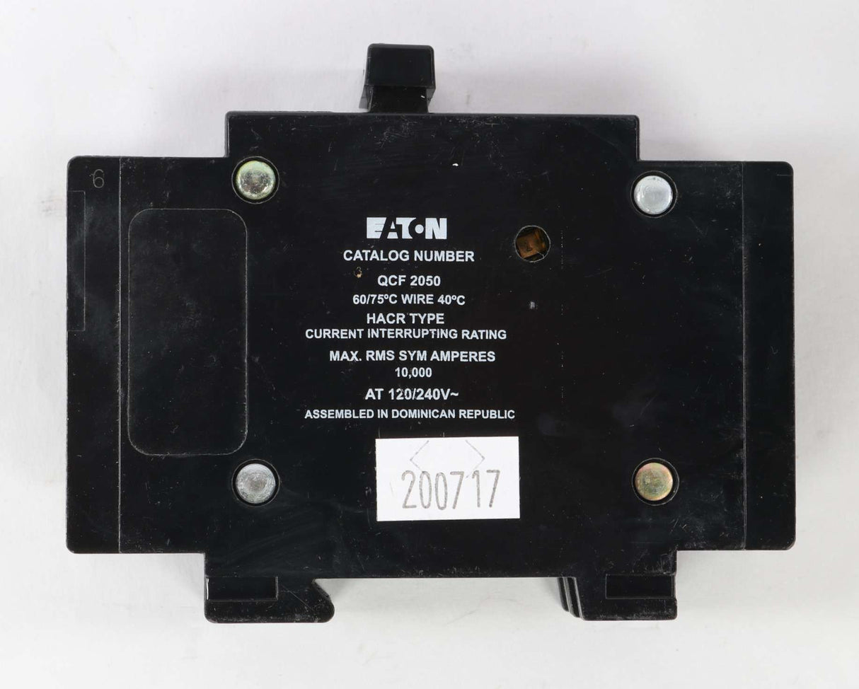 CUTLER HAMMER - QCF2050 - 50A 2-POLE INDUST. CIRCUIT BREAKER