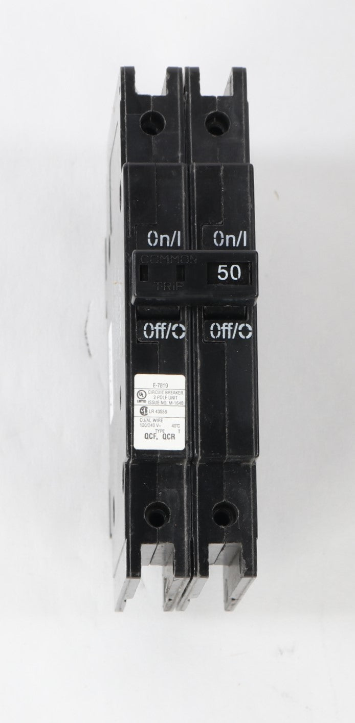 CUTLER HAMMER - QCF2050 - 50A 2-POLE INDUST. CIRCUIT BREAKER