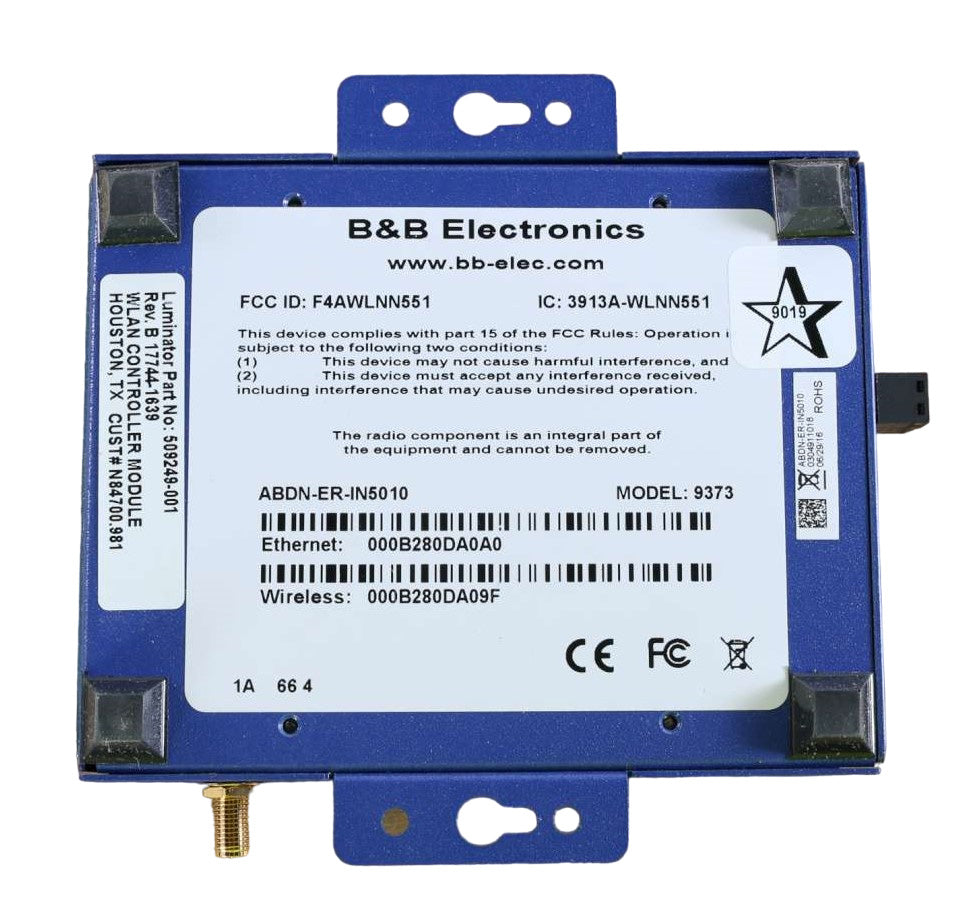 LUMINATOR - 509249-001 REV B17744-1639 - WIRELESS MODEM W/LAN CONTROLLER