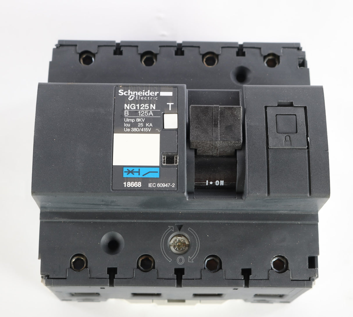 SCHNEIDER ELECTRIC - 18668 - CIRCUIT BREAKER 125A 4P B-CURVE