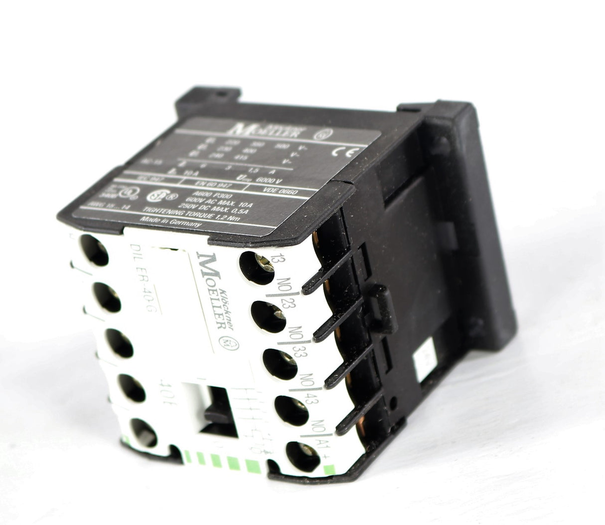 MOELLER ELECTRIC   - DILER-40-G(24VDC) - CONTACTOR RELAY - 24VDC COIL 4-POLE N.O.