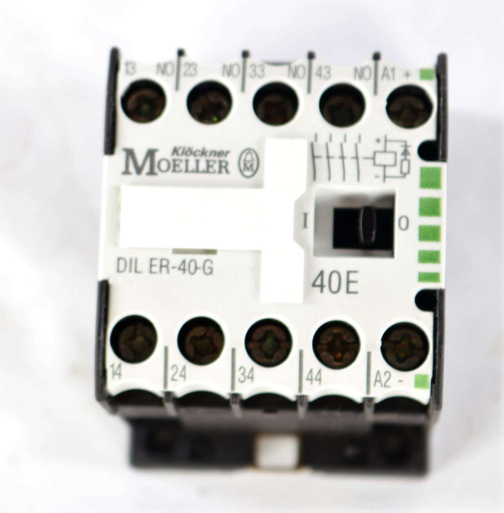 MOELLER ELECTRIC   - DILER-40-G(24VDC) - CONTACTOR RELAY - 24VDC COIL 4-POLE N.O.