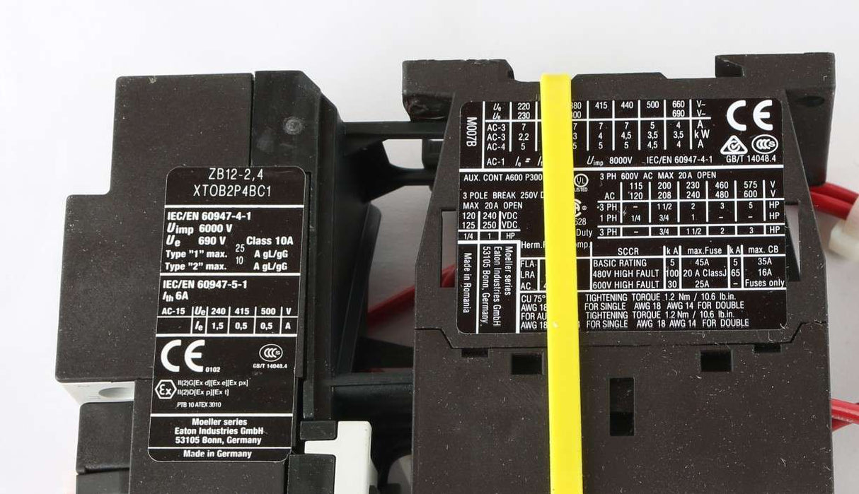 CUTLER HAMMER - ECX09B1CAA-G - MOTOR STARTER CONTROL 3-PH 460V COIL 7A