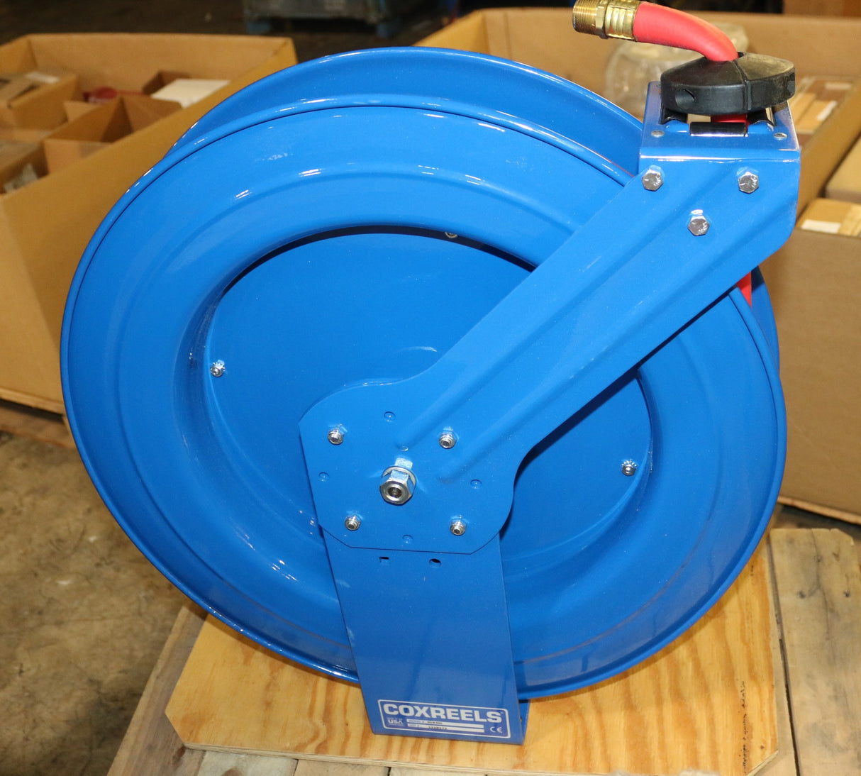 COX REELS - SH-N-550 - HOSE REEL - SPRING DRIVEN 3/4in X 50ft AIR/WATER