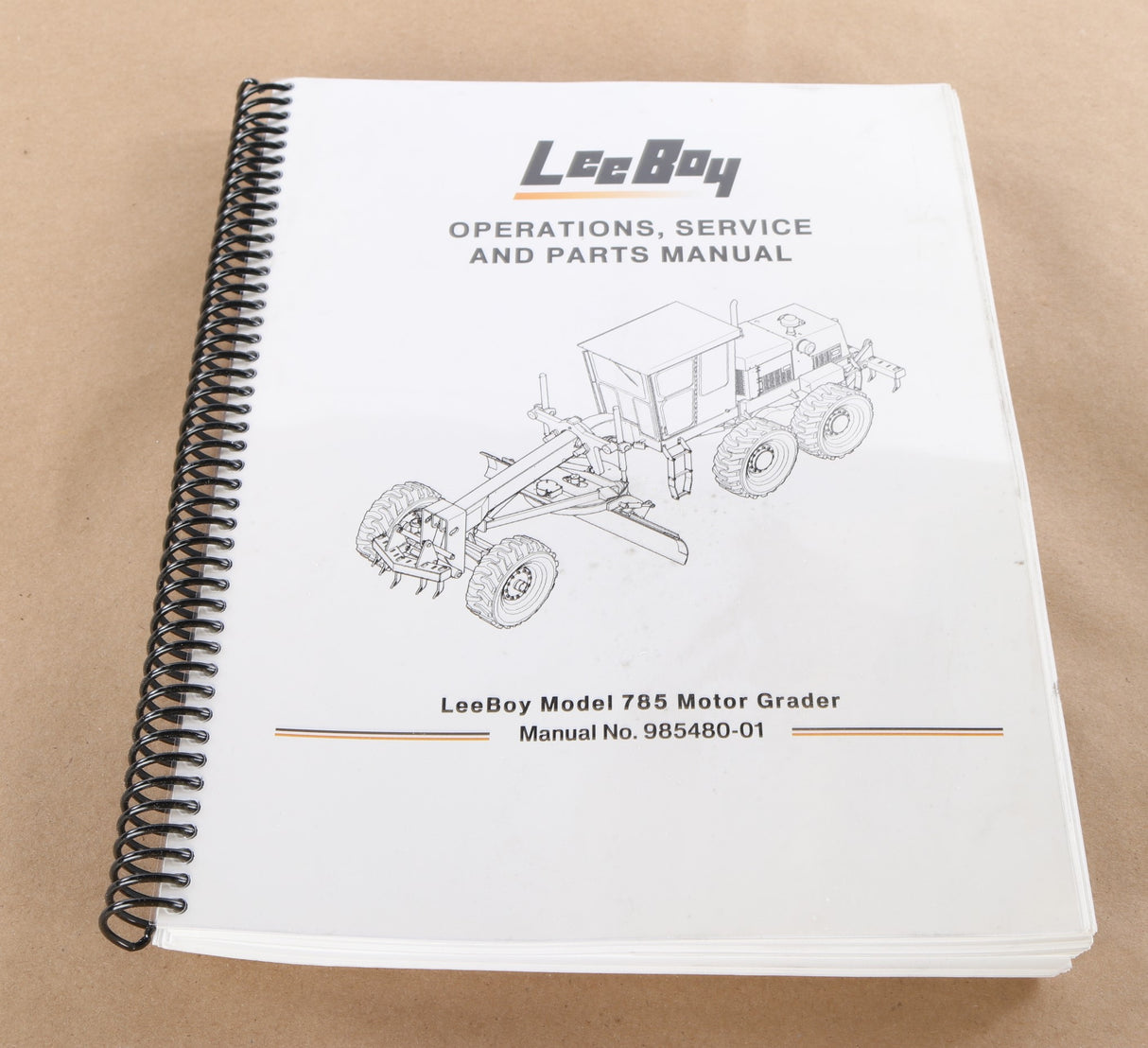 LEEBOY - 985480-01 - 785 OPERATIONS SERVICE & PARTS MANUAL