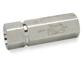 PARKER QUICK COUPLING DIVISION - CPIFF-6P-25 - CHECK VALVE HYDRAULIC - 3/4 NPT OPENS 25psi