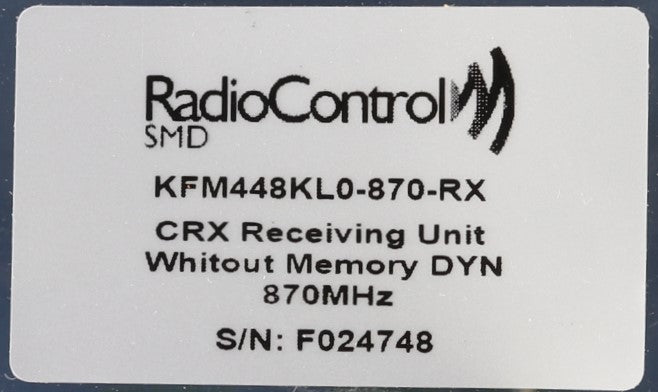 HUSQVARNA - 595659801 - CRX REMOTE CONTROL RECEIVER 870MHZ