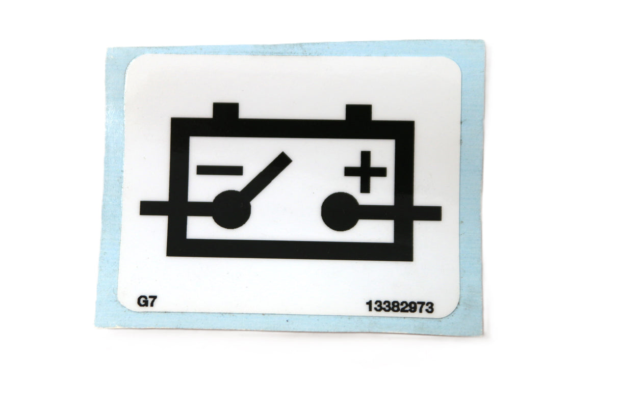 BLAW KNOX - 13382973 - DECAL: BATTERY DISCONNECT