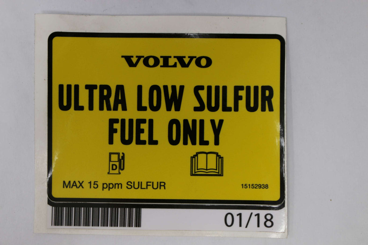 BLAW KNOX - 15152938 - LABEL FUEL TANK