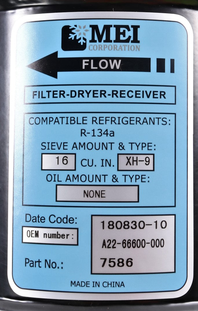 MEI - 7586 - RECEIVER DRYER R-134A FREIGHTLINER A22-66600-000