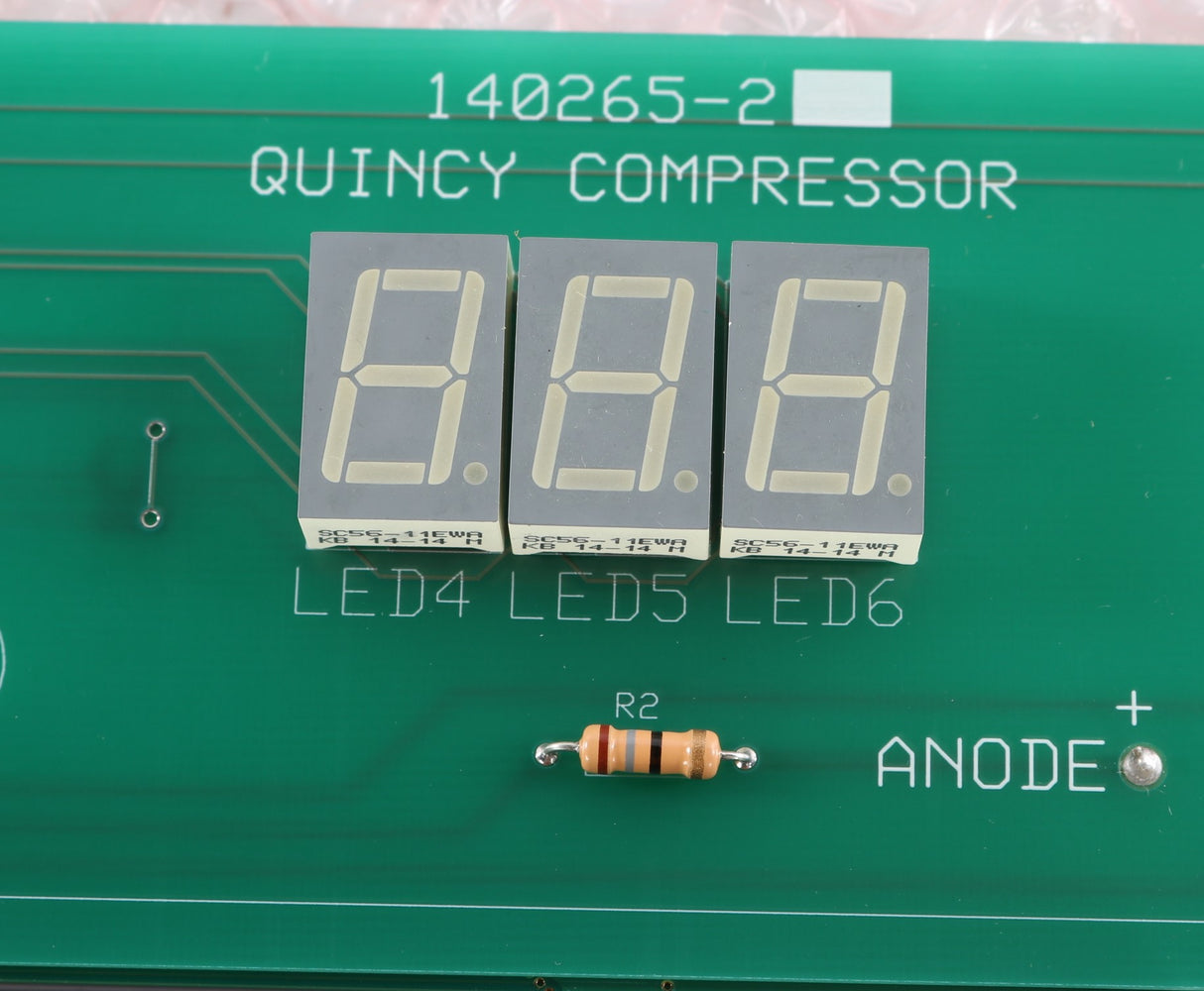 QUINCY COMPRESSOR - 2014900125 - DISPLAY BOARD 140265-2