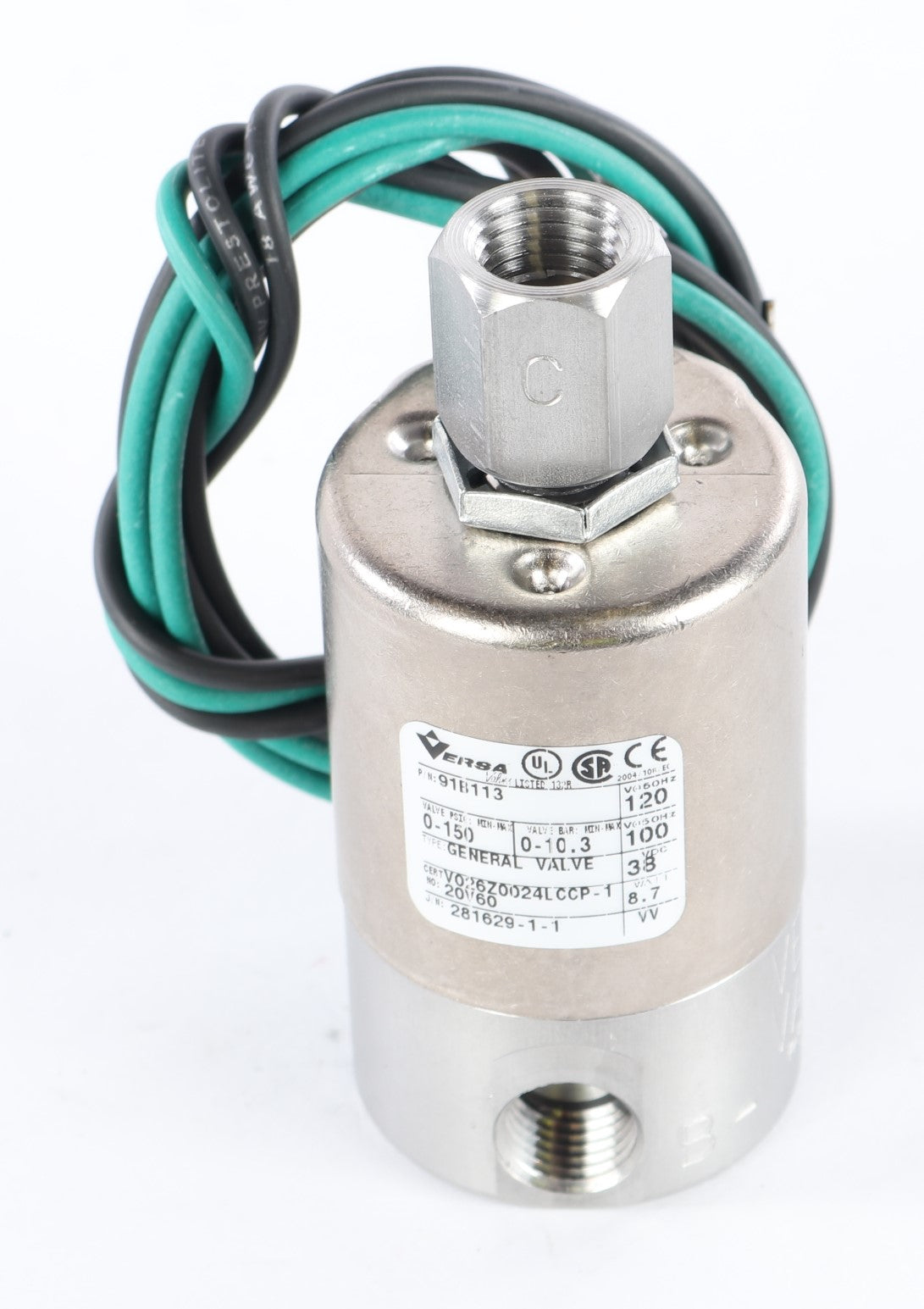 QUINCY COMPRESSOR - GD91B113 - VALVE-SOLENOID