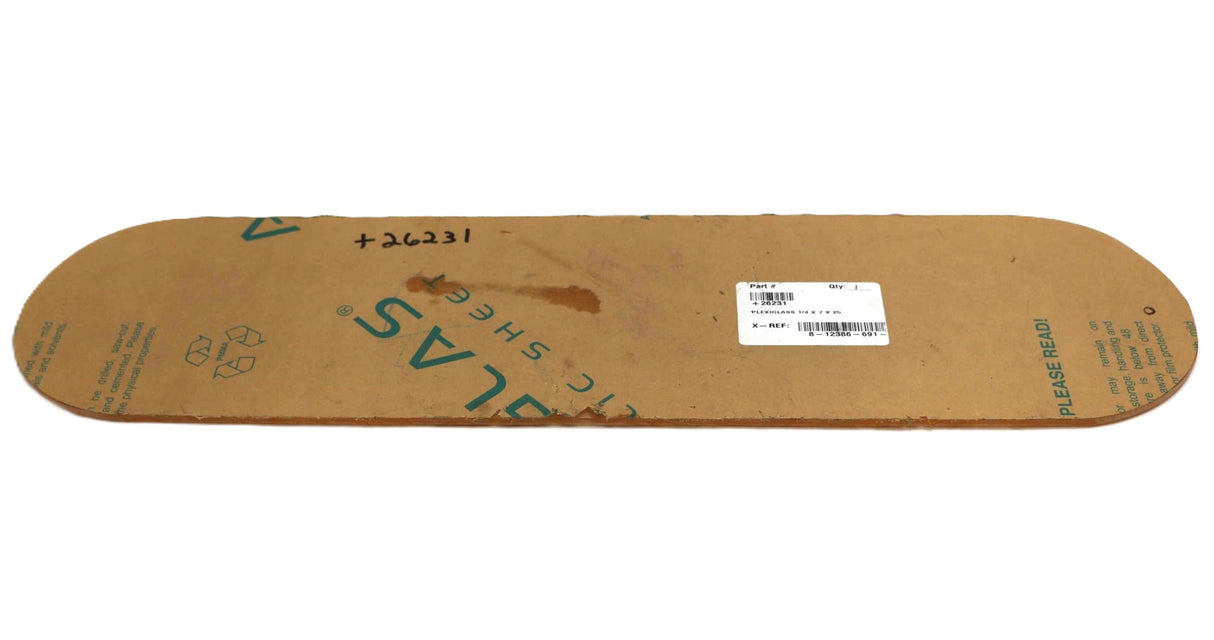 SCHWARZE - 26231 - PLEXIGLASS 1|4 X 7 X 25