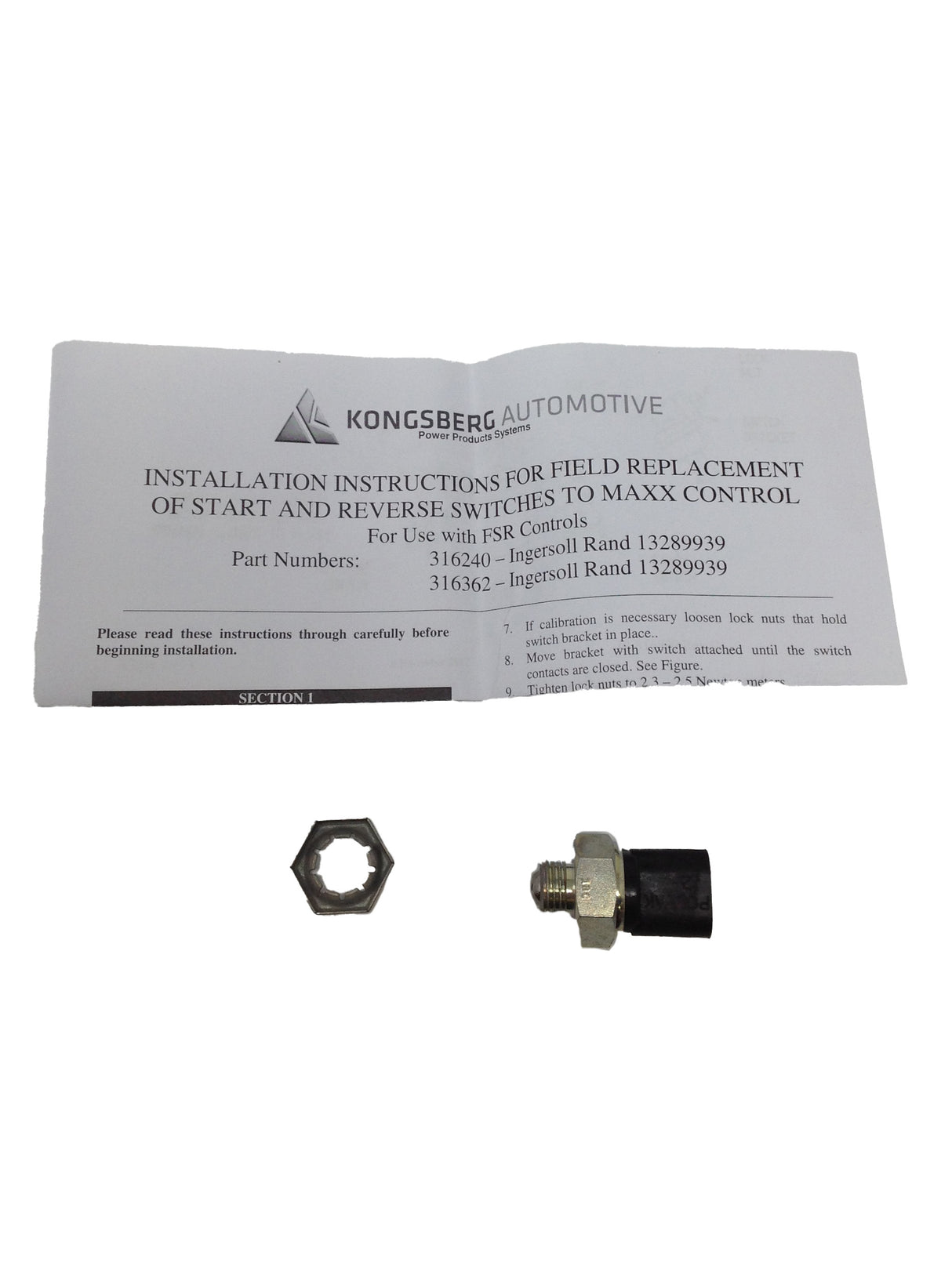 KONGSBERG AUTOMOTIVE - 316399 - SWITCH