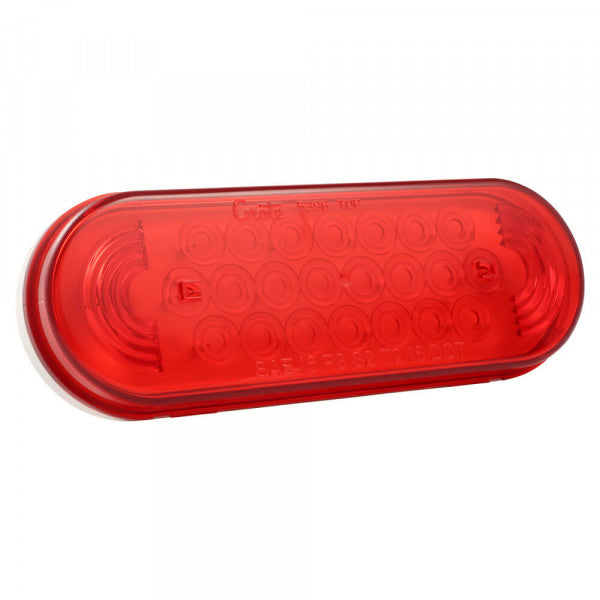 GROTE - 52072 - SUPERNOVA OVAL RED LED STOP TAIL TURN LIGHT - 12V
